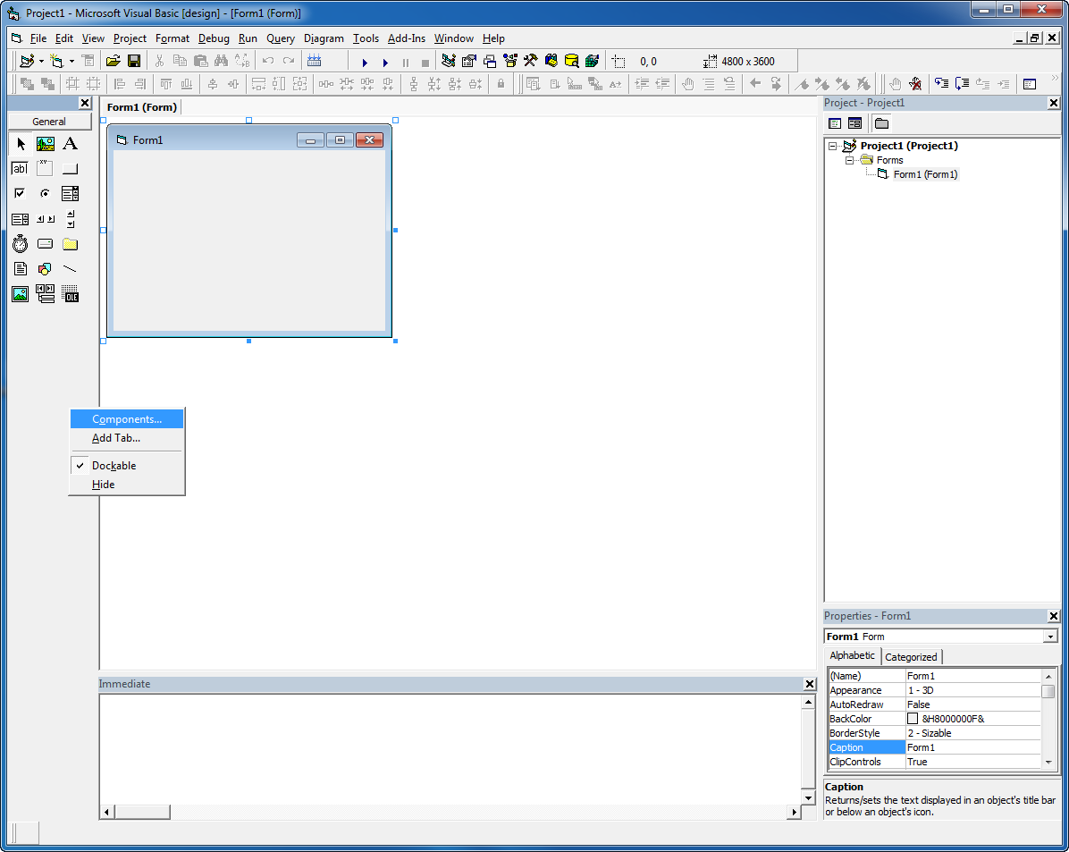Getting Started with Visual Basic 6.0